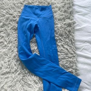 Wunder Under High Rise 28” blue Nile lululemon
